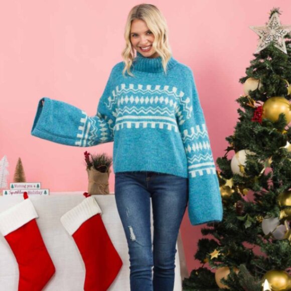 Sweaters - WOMEN'S LONG SLEEVE SWEATER